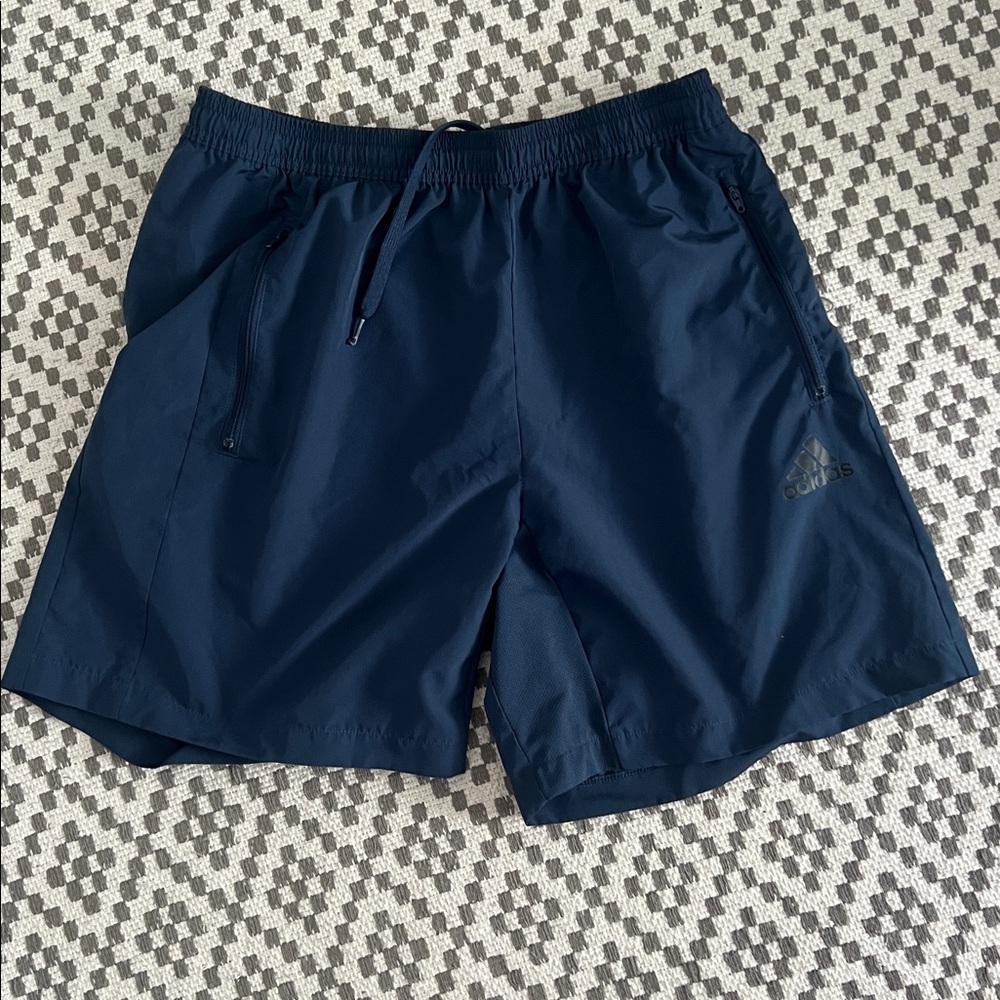 Adidas Dark Blue Performance Shorts